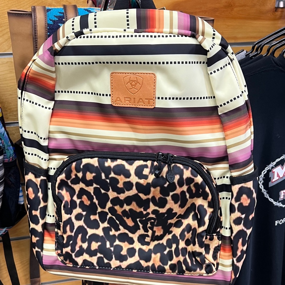 Ariat Women's Striped and Leopard Backpack